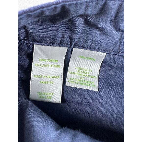 Lilly Pulitzer Buttercup Short Womens Size 2 Scalloped 5" Inseam Dark Blue - Picture 7 of 7